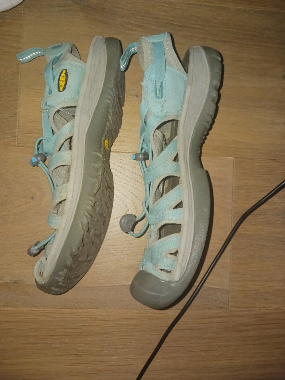KEEN Whisper Waterproof Hiking Sandals Blue Teal Sport Water Shoes Women's 8.5 - Picture 5 of 5